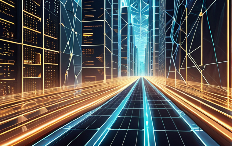 **Prompt 1: The Digital City of Future Money**
    "A sprawling, futuristic city infrastructure, meticulously engineered and glowing with digital pathways. Abstract elements of blockchain nodes and distributed ledgers weave through the cityscape, symbolizing interconnectedness and transparent flow. Engineers and visionary minds, depicted as silhouettes or blurred figures, oversee the grand design. The scene emphasizes robust security with subtle cryptographic shields and a sense of immutability and high-speed processing, akin to millions of transactions flowing effortlessly. The overall mood is innovative, complex, and forward-looking, showcasing the architecture of digital currency."