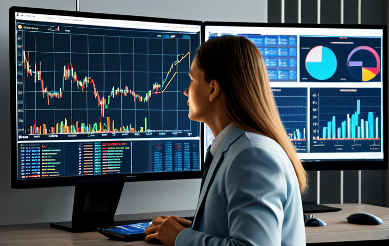 디지털화폐 거래소의 인기 코인 분석 - Bitcoin Concept**

"A professional financial analyst in a modern office, examining a Bitcoin chart o...