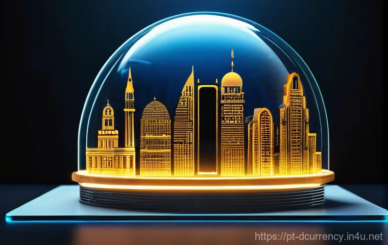 디지털화폐의 리스크 및 대응 전략 - **Prompt:** A young adult, gender-neutral, stands calmly on a dynamic, abstract digital rollercoaste...