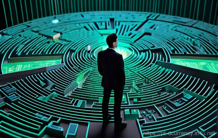 디지털화폐의 글로벌 법적 통일성 - **"The Labyrinth of Crypto Regulation: A Global Challenge"**
    A young, determined professional, d...