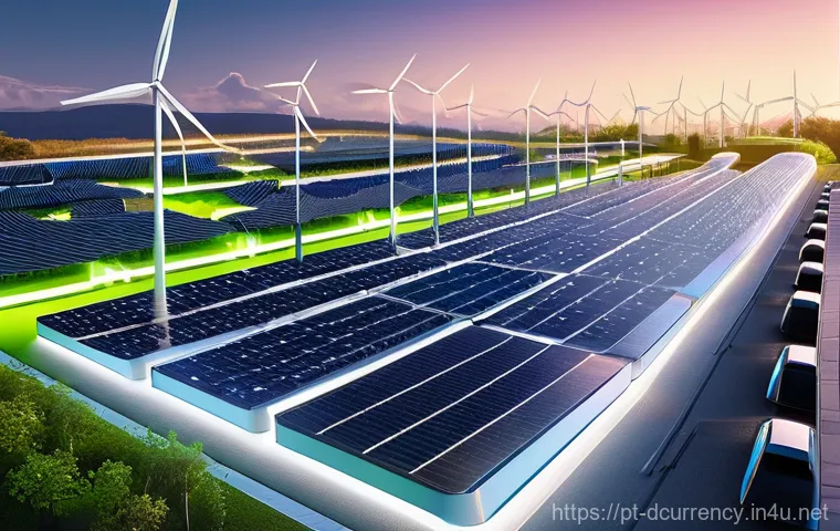 디지털화폐와 그린 파이낸스 - **Prompt:** A serene and hopeful image depicting the concept of "green finance" and "investing with ...