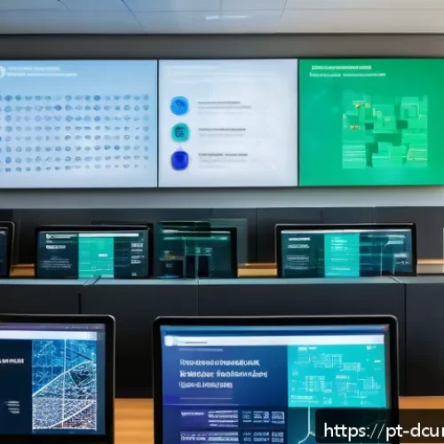 디지털화폐와 공공의 경제적 효과 - A modern Brazilian government office environment showcasing diverse public servants collaborating ov...